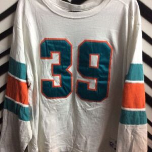 Photo detail:MIAMI DOLPHINS #39 CSONKA CHAMPION FOOTBALL JERSEY LS