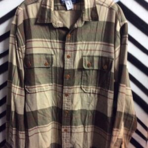 Photo detail:1990S FLANNEL SHIRT W/PLAID DESIGN - SOFTY