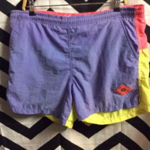 Photo detail:WORLD TEAM OP SWIM TRUNKS W/NEON COLOR BLOCK DESIGN