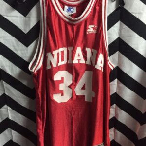 Photo detail:INDIANA #34 STARTER TANK TOP BASKETBALL JERSEY