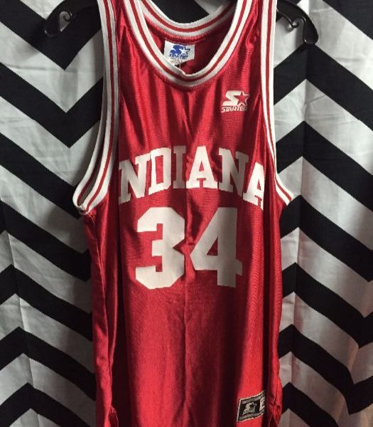 product details: INDIANA #34 STARTER TANK TOP BASKETBALL JERSEY photo