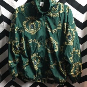 Photo detail:WINDBREAKER - ZIP-UP  W/BAROQUE DESIGN