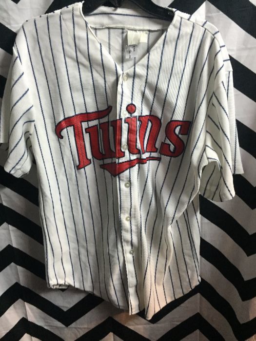 Minnesota Twins Baseball Jersey W/pinstripe Design