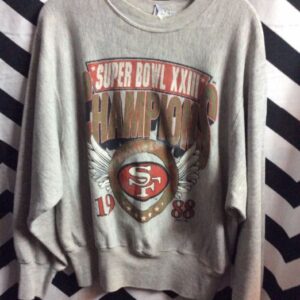 Photo detail:1988 SUPERBOWL CHAMPIONS PULLOVER SWEATSHIRT