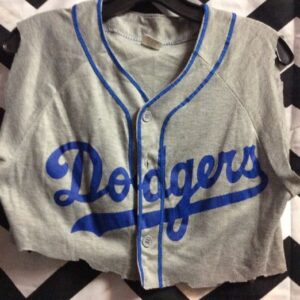 Photo detail:LA DODGER #36 TOP/VEST - CUTOFF - JAGGED BOTTOM