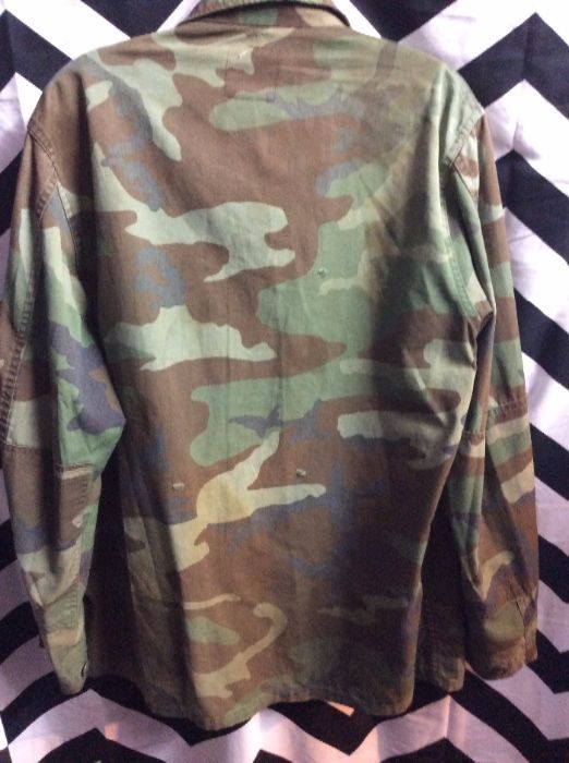 ARMY ISSUED BD CAMO PRINT JACKET THIN/ SOFT 2