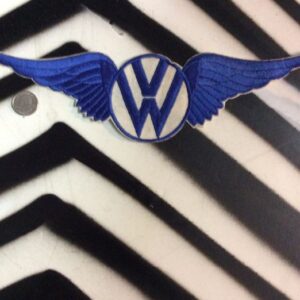 Photo detail:VOLKSWAGON BACK PATCH - VW W/WINGS - EMBROIDERED