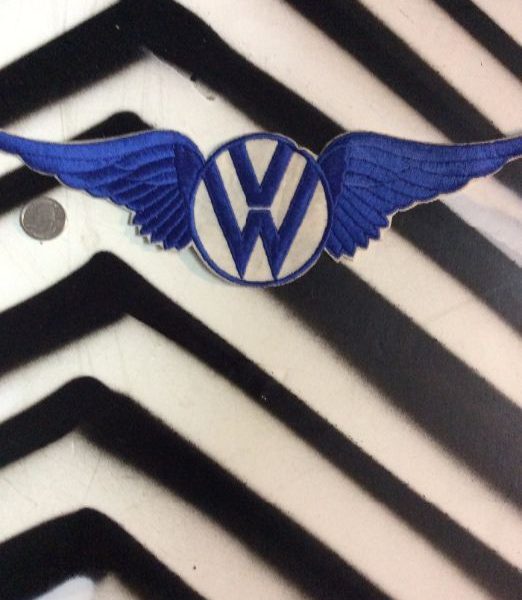 product details: VOLKSWAGON BACK PATCH - VW W/WINGS - EMBROIDERED photo