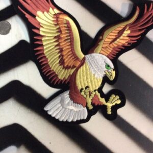 Photo detail:FLYING BALD EAGLE BACK PATCH - LARGE