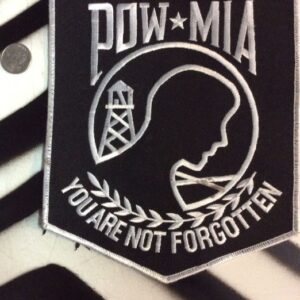 Photo detail:POW MIA - YOU ARE NOT FORGOTTEN BACK PATCH - LARGE