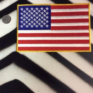 Photo detail:AMERICAN FLAG BACK PATCH - MEDIUM