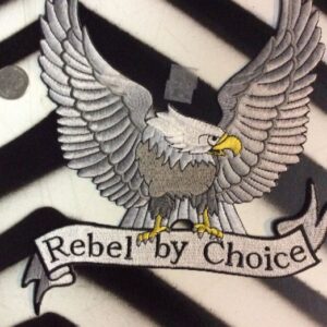 Photo detail:REBEL BY CHOICE - W/EAGLE BACK PATCH - LARGE