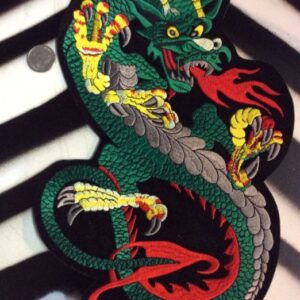 Photo detail:FIRE BREATHING DRAGON WITH CLAWS BACK PATCH - LARGE