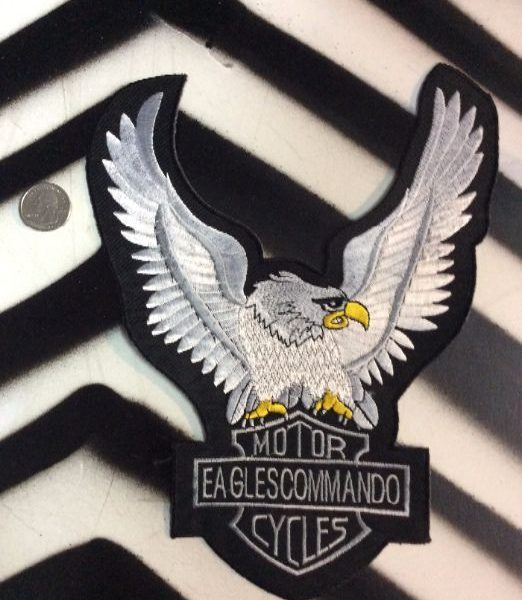 product details: MOTORCYCLES EAGLES COMMANDO BACK PATCH - LARGE photo