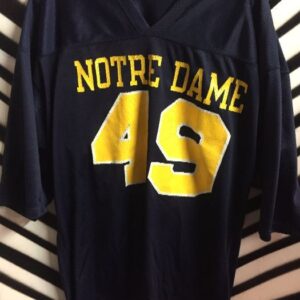 Photo detail:NOTRE DAME #49 FOOTBALL JERSEY