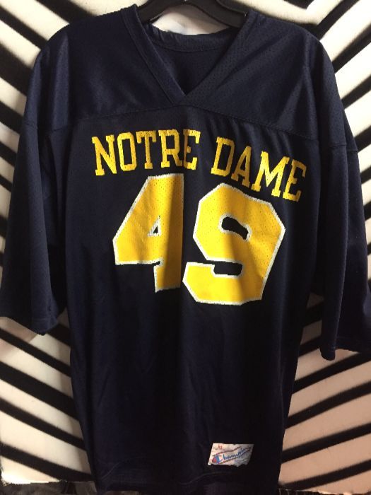 product details: NOTRE DAME #49 FOOTBALL JERSEY photo