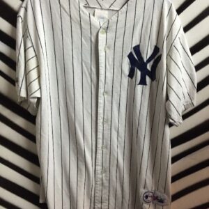 Photo detail:YANKEE BASEBALL JERSEY – COTTON PIN-STRIP