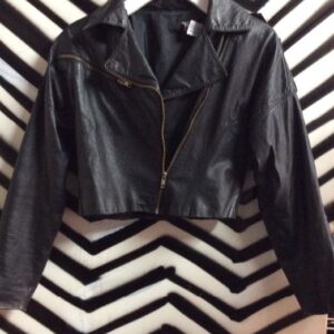 Photo detail:1980S MOTORCYCLE JACKET - CROPPED BOLERO STYLE