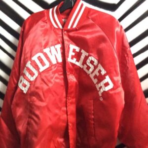 Photo detail:BUDWEISER SATIN BASEBALL STYLE JACKET