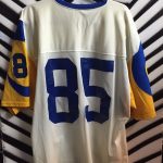 Rare Vintage Sand Knit NFL Los Angeles Rams Jack Youngblood Football Jersey