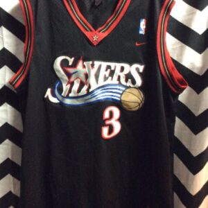 Photo detail:NIKE SIXERS #3 IVERSON BASKETBALL JERSEY