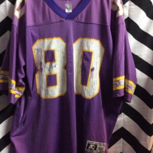 Photo detail:STARTER VIKINGS FOOTBALL JERSEY - #80 CARTER