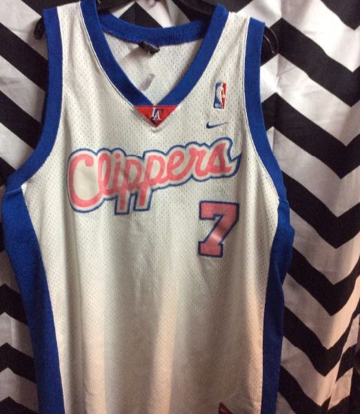 product details: NIKE LA CLIPPERS BASKETBALL JERSEY - #7 ODOM photo