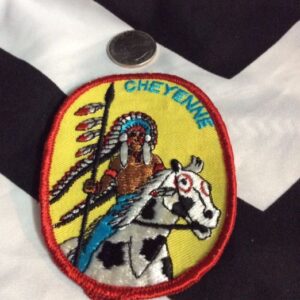 Photo detail:CHEYENNE INDIAN PATCH - OLD STOCK