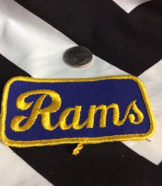 product details: LA RAMS PATCH - OLD STOCK photo