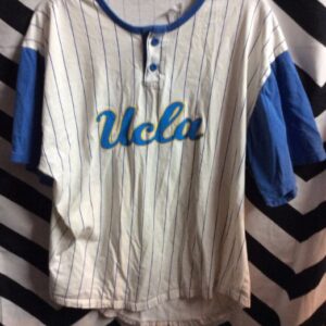 Photo detail:UCLA BASEBALL JERSEY W/PINSTRIPED COTTON FABRIC