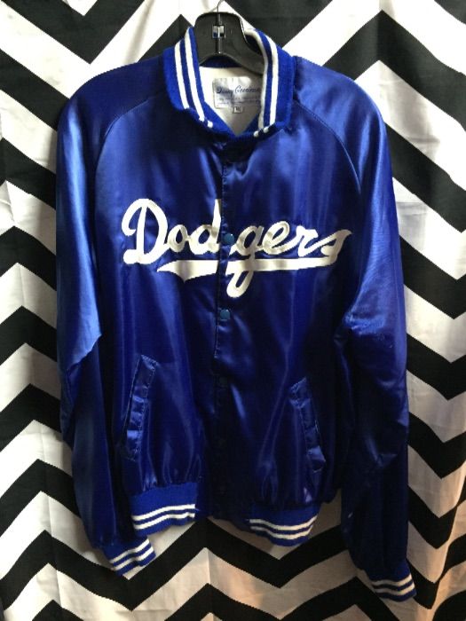 Los Angeles Dodgers Satin button up jacket 1