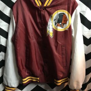 Photo detail:WASHINGTON REDSKINS CHALKLINE BASEBALL STYLE JACKET