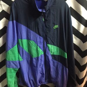 Photo detail:NIKE WINDBREAKER  W/TRI-COLOR-BLOCK DESIGN