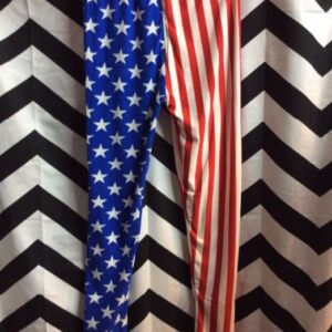 Photo detail:LEGGINGS W/AMERICAN FLAG DESIGN