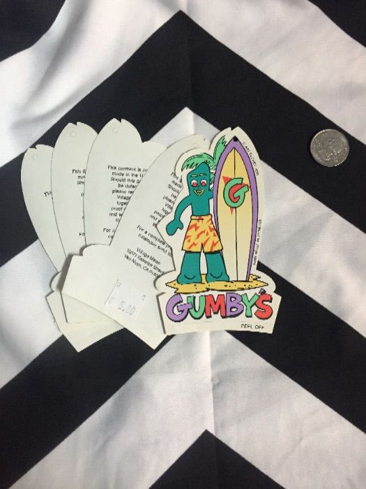 product details: GUMBY STICKER *DEADSTOCK* photo