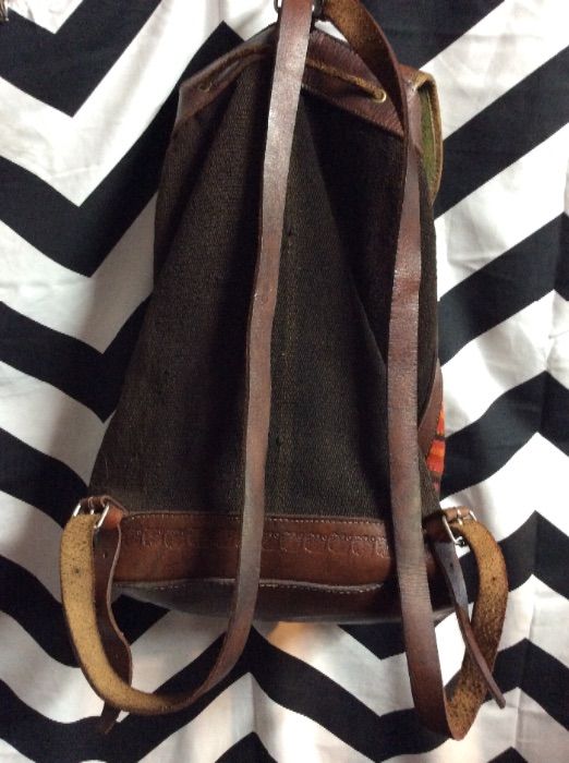 TEXTILE & LEATHER BACKPACK 2