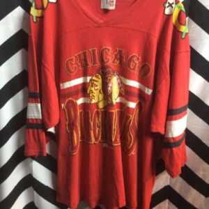 Photo detail:CHICAGO BLACKHAWKS T-SHIRT JERSEY