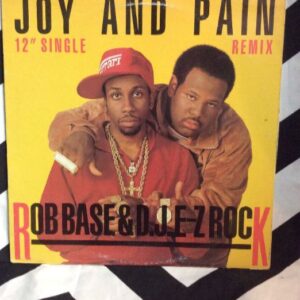 Photo detail:VINYL RECORD - ROB BASE & D.J. E-Z ROCK - JOY AND PAIN