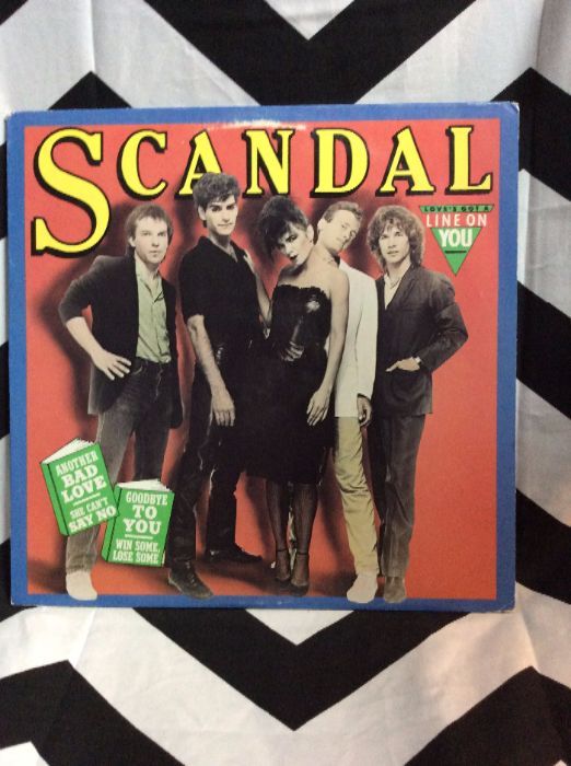 product details: VINYL RECORD - SCANDAL - LOVES GOT A LINE ON YOU photo
