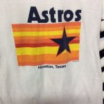 VTG Houston Astros 90s Pinstripe USA Made Ringer Jersey Shirt XL FITS  SMALLER