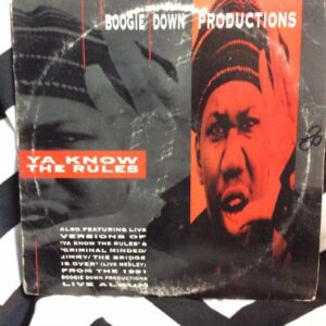 Photo detail:VINYL RECORD - BOOGIE DOWN PRODUCTIONS - YA KNOW THE RULES