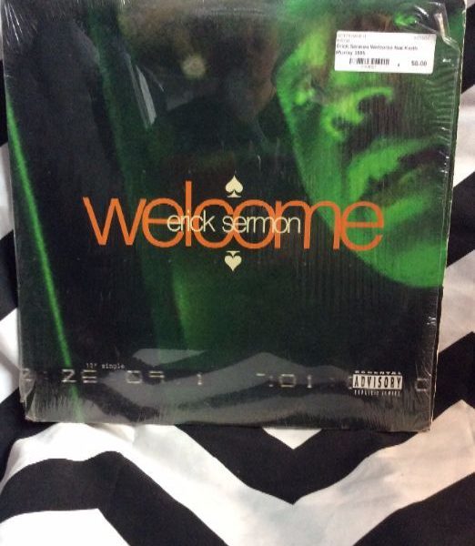 product details: VINYL RECORD - 1995 ERICK SERMON - WELCOME - FEATURING KEITH MURRAY photo