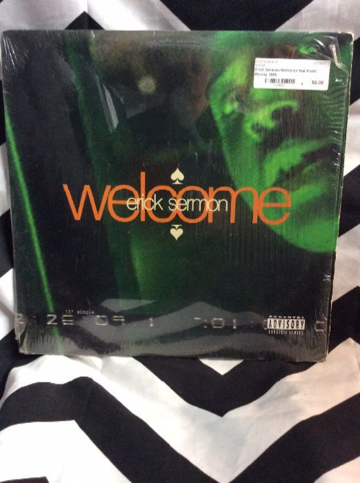 product details: VINYL RECORD - 1995 ERICK SERMON - WELCOME - FEATURING KEITH MURRAY photo