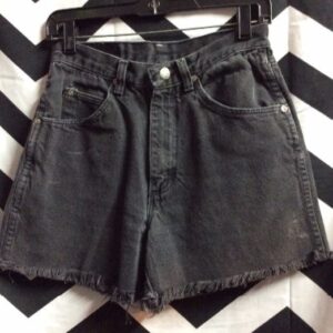 Photo detail:WRANGLER RED TAB DENIM SHORTS - CUTOFF - ZIP FLY