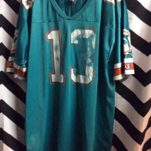 Photo detail:MIAMI DOLPHINS FOOTBALL JERSEY - #13 DAN MARINO