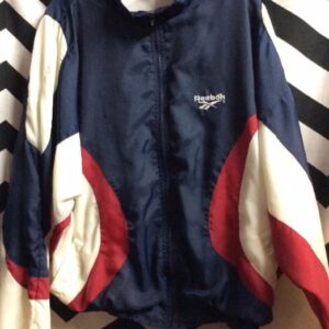 Photo detail:REEBOK WINDBREAKER - ZIP-UP W/COLOR BLOCK DESIGN