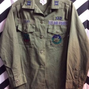 Photo detail:MILITARY SHIRT - LIGHT WEIGHT W/PATCHES