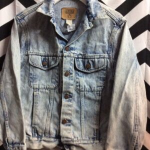 Photo detail:CLASSIC DENIM JACKET - BLEACHED WASHED