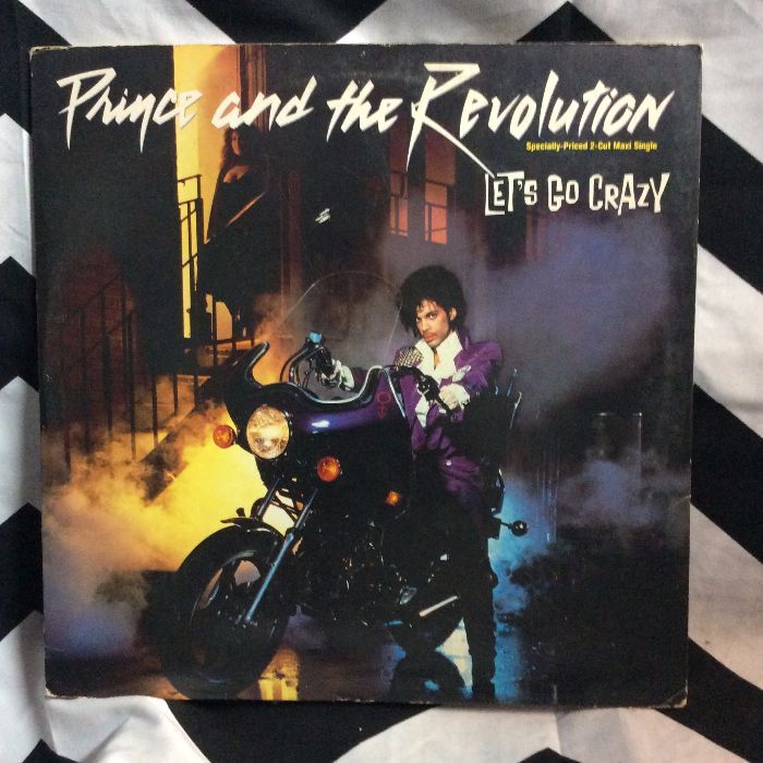 PRINCE AND THE REVOLUTION Lets Go Crazy Single 1