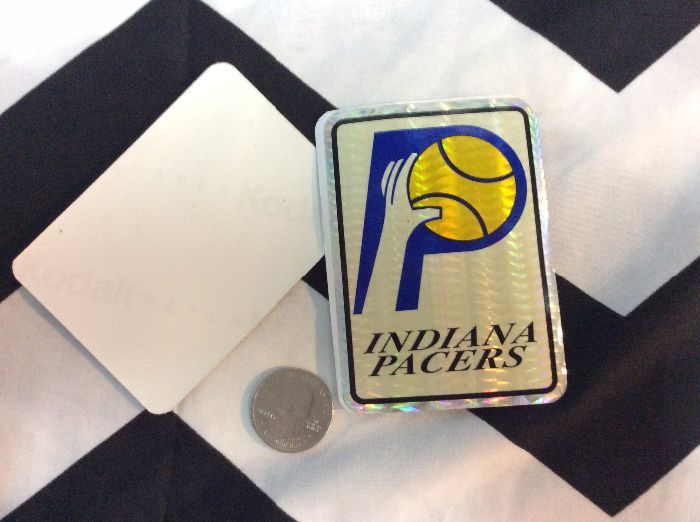 STICKER INDIANA PACERS VENDING CARD *old stock 1